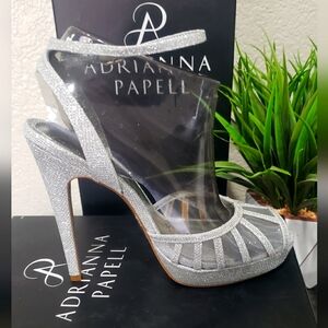 Adrianna Papell Saida Silver Heels